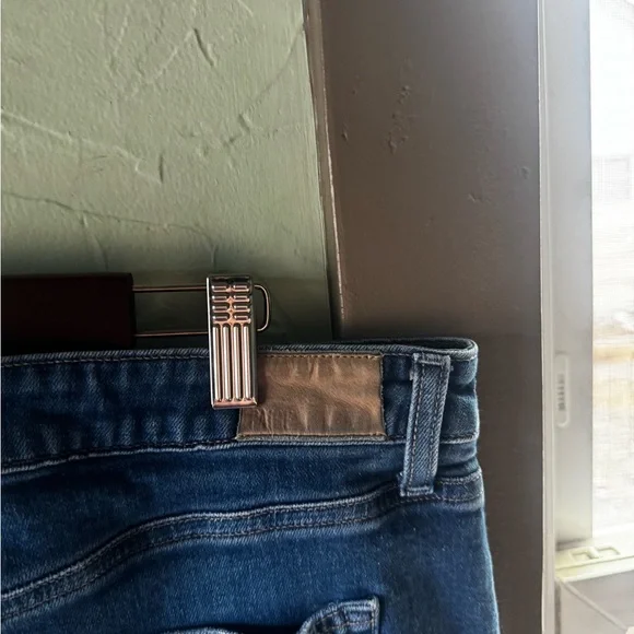 Paige Leenah Jeans Womens Size 31 Wide Leg Blue - Picture 8 of 14